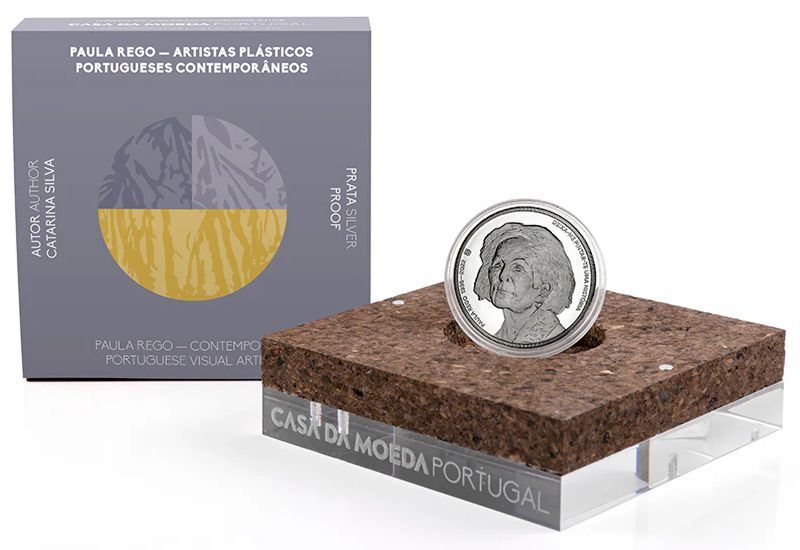 10 euros plata PORTUGAL 2022 PAULA REGO