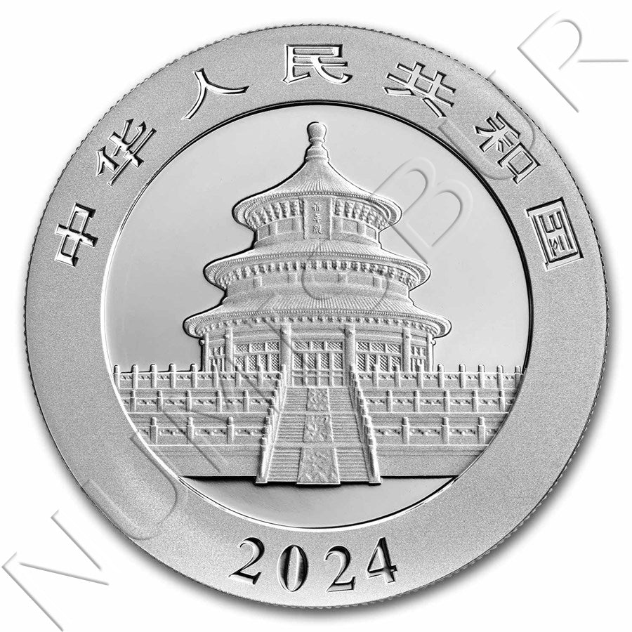 10 yuan CHINA 2024 - Panda 30 gramos plata