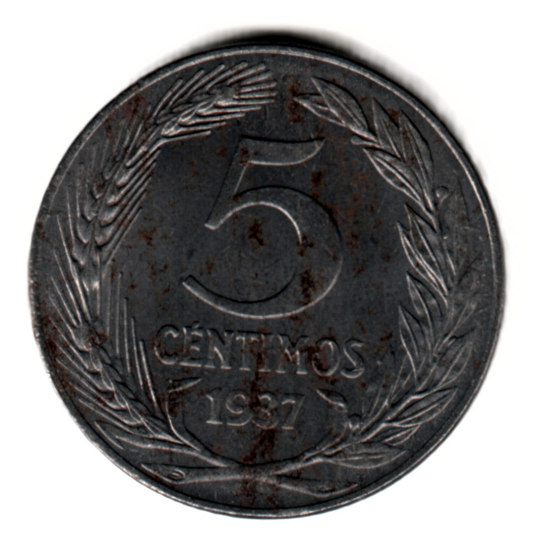 5 céntimos ESPAÑA 1937 -  II República española
