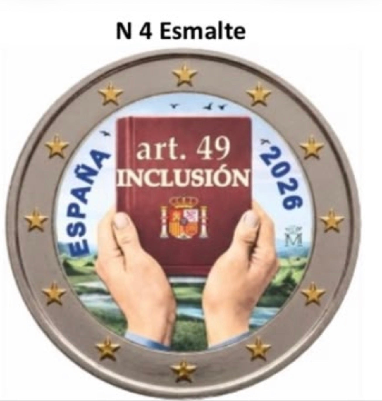 2 euros ESPAÑA 2026 - España y la discapacidad: protección, derechos e inclusión COLOR 4