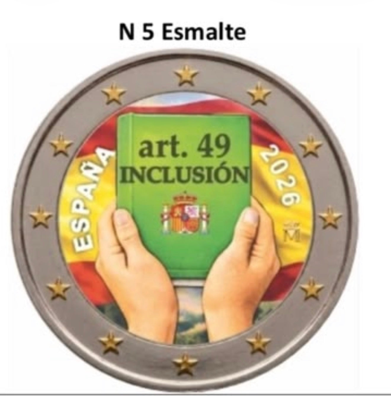 2 euros ESPAÑA 2026 - España y la discapacidad: protección, derechos e inclusión COLOR 5