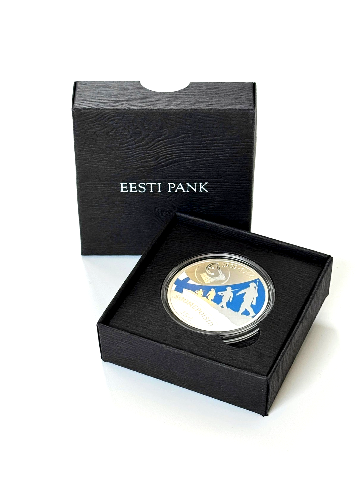 ESTONIA 15 euro plata 2025 LA RESISTENCIA - los chicos Finlandeses